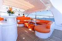 the boat is white